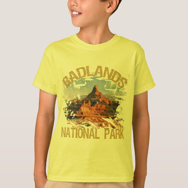 Camiseta Parque nacional de los Badlands (Anverso)