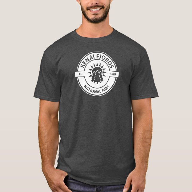 Camiseta Parque nacional de los fiordos de Kenai (Anverso)