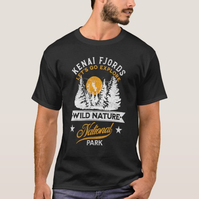 Camiseta Parque nacional de los fiordos de Kenai (Anverso)
