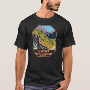 Camiseta Parque nacional de los glaciares en la calle Sun