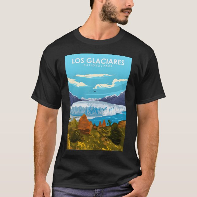 Camiseta Parque nacional de Los Glaciares Mágica - Arena pa (Anverso)
