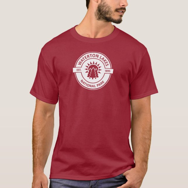 Camiseta Parque nacional de los Lagos de Waterton (Anverso)