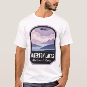 Camiseta Parque nacional de los Lagos de Waterton Alberta