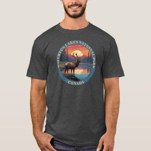 Camiseta Parque nacional de los Lagos de Waterton, Canadá