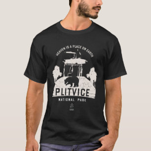 Camiseta Parque nacional de los lagos Plitvice - Diseño bla