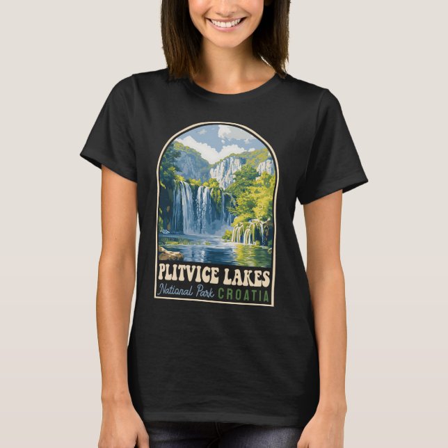 Camiseta Parque nacional de los lagos Plitvice - Retiro de  (Anverso)