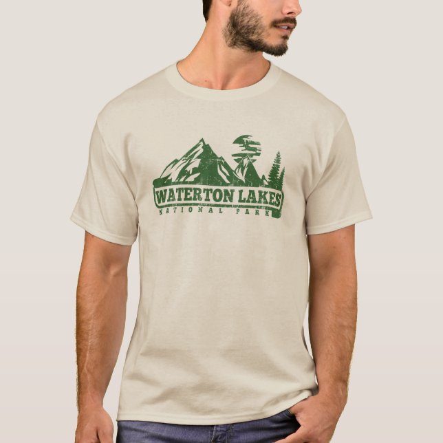 Camiseta Parque nacional de los lagos Waterton (Anverso)