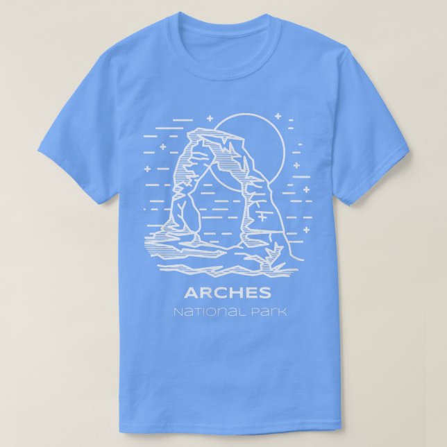 Camiseta Parque nacional de los Mejores Arcos  (Diseño del anverso)