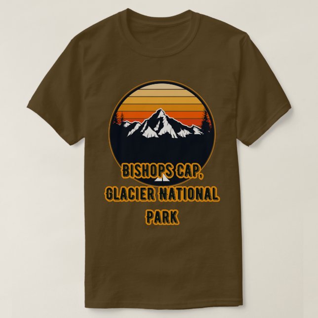 Camiseta Parque nacional de los obispos Cap Glacier (Diseño del anverso)