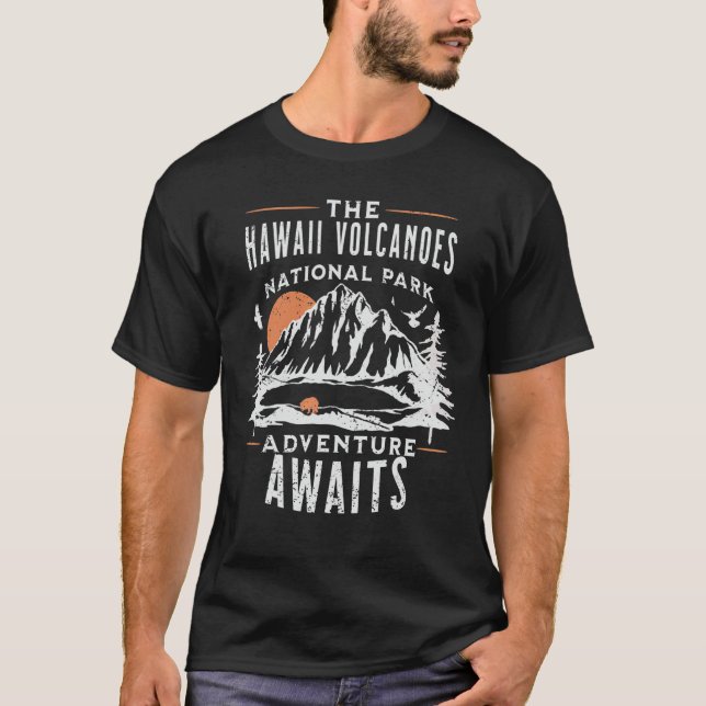 Camiseta Parque nacional de los Volcanes de Hawái (Anverso)