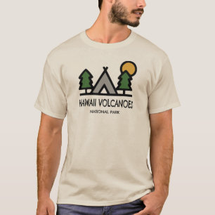 Camiseta Parque nacional de los Volcanes de Hawái