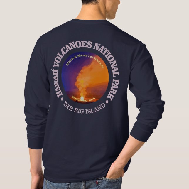 Camiseta Parque nacional de los Volcanes de Hawái (Reverso)