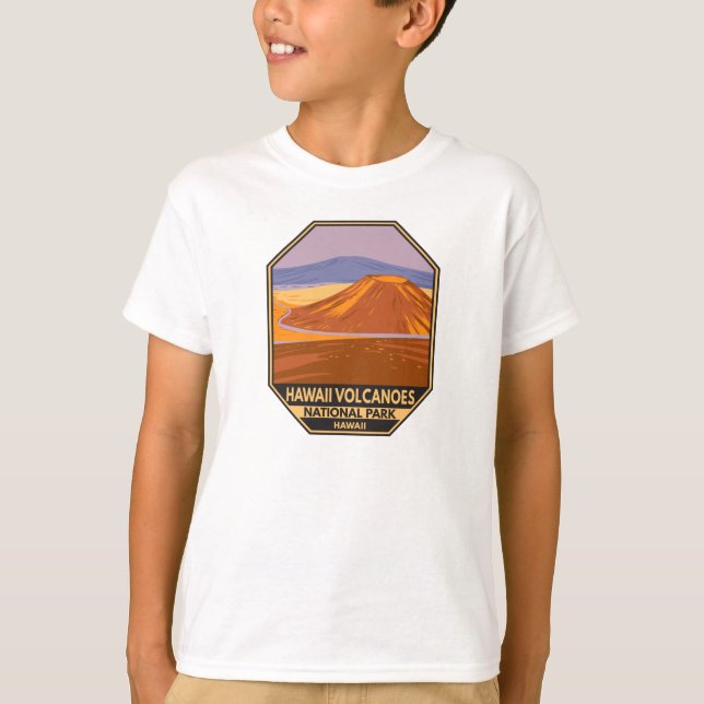 Camiseta Parque nacional de los Volcanes de Hawái Mauna Kea (Anverso)