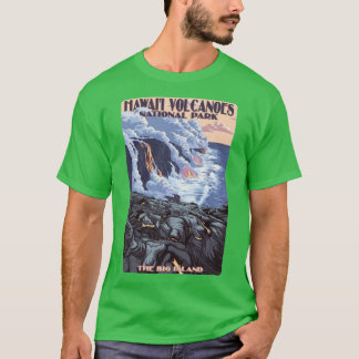 Camiseta Parque nacional de los Volcanes de Hawái, Trav de