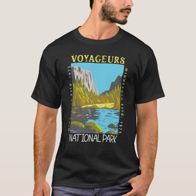Camiseta Parque nacional de los Voyageurs Minnesota (Anverso)