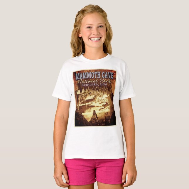 CAMISETA PARQUE NACIONAL DE MAMMOTH CAVE - KENTUCKY USA (Anverso completo)