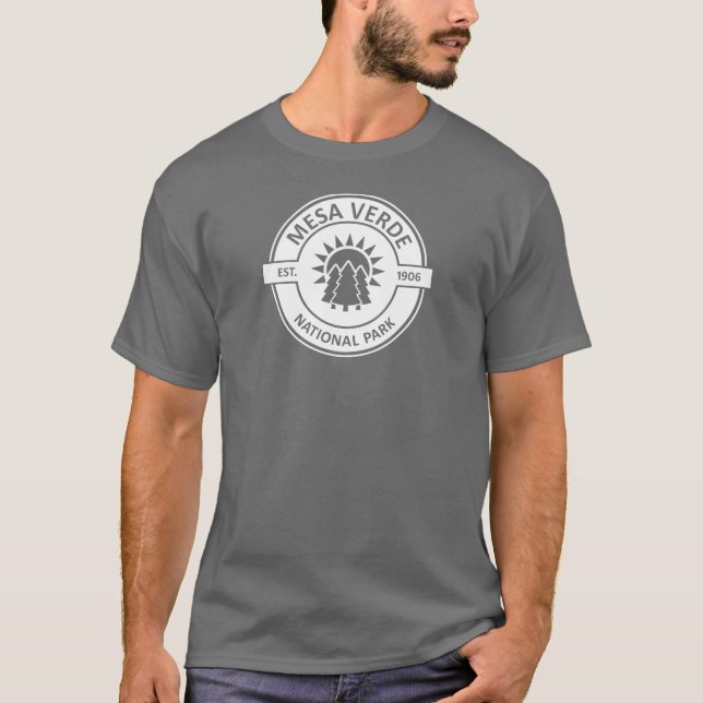 Camiseta Parque nacional de Mesa Verde Árboles solares (Anverso)