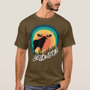 Camiseta parque nacional de Moose Yellowstone