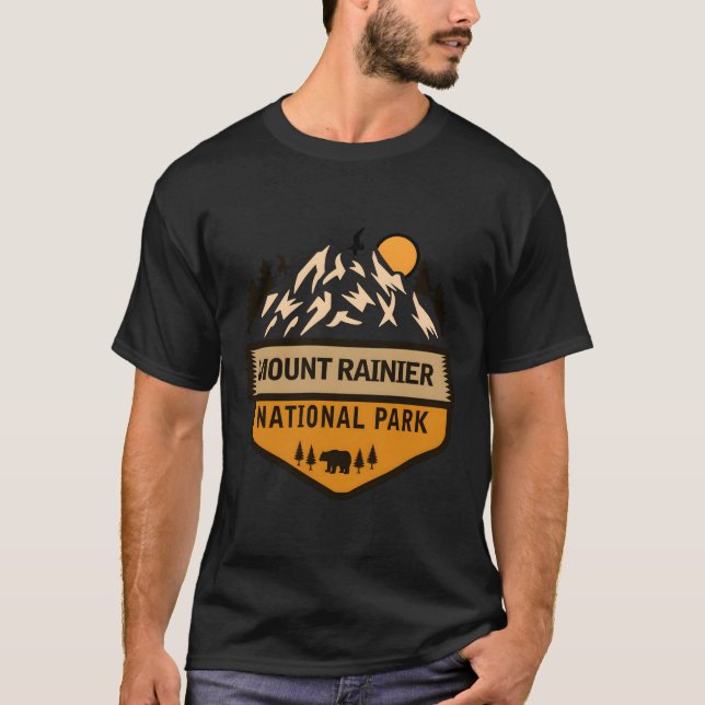 Camiseta Parque nacional de Mount Rinier (Anverso)