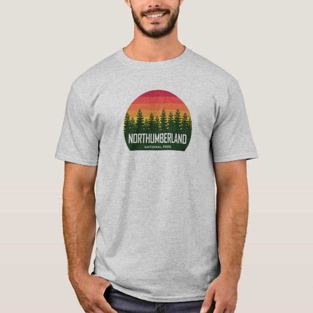 Camiseta Parque nacional de Northumberland (Anverso)