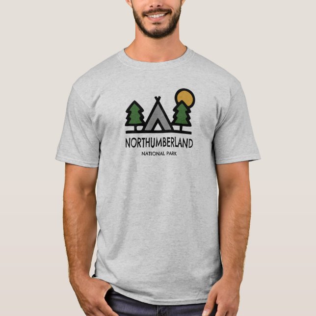 Camiseta Parque nacional de Northumberland (Anverso)