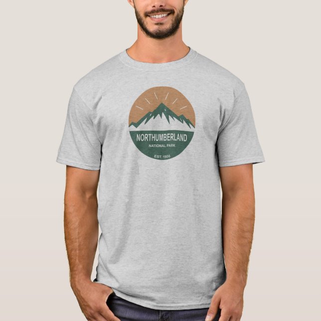 Camiseta Parque nacional de Northumberland (Anverso)