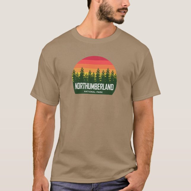Camiseta Parque nacional de Northumberland (Anverso)