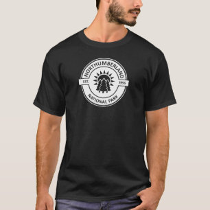 Camiseta Parque nacional de Northumberland Árboles solares