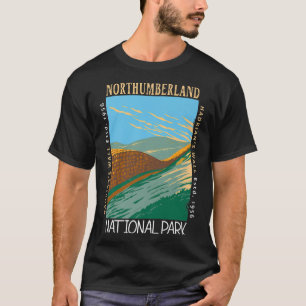Camiseta Parque nacional de Northumberland Hadrians Wall Di