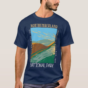 Camiseta Parque nacional de Northumberland Hadrians Wall Di