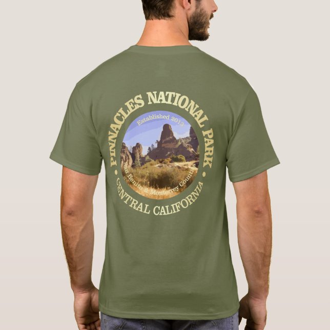 Camiseta Parque Nacional de Pinnacles (NP2) (Reverso)
