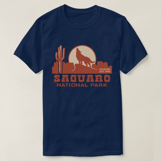 Camiseta Parque nacional de Saguaro (Diseño del anverso)