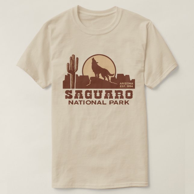 Camiseta Parque nacional de Saguaro (Diseño del anverso)