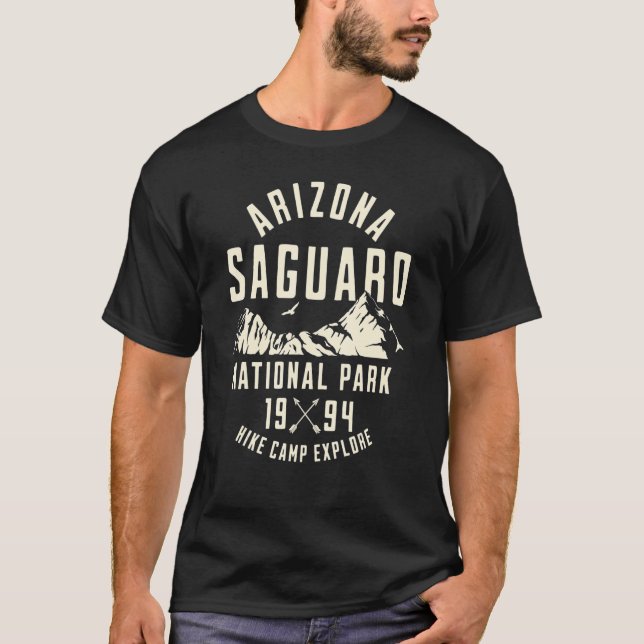 Camiseta Parque nacional de Saguaro - Arizona (Anverso)