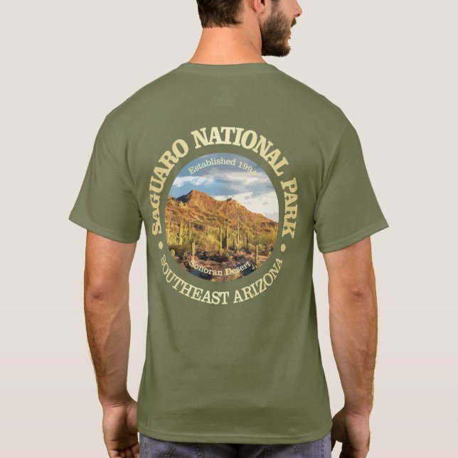 Camiseta Parque nacional de Saguaro (NP2) (Reverso)