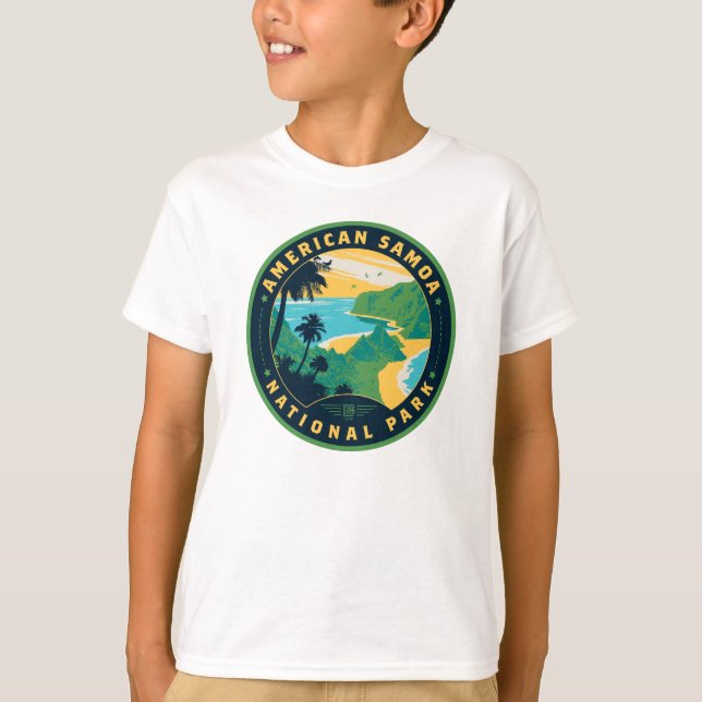 Camiseta Parque nacional de Samoa Americana (Anverso)