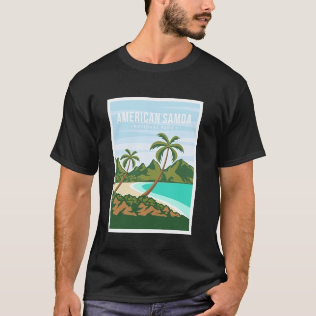 Camiseta Parque Nacional de Samoa Americana (Anverso)