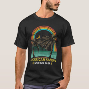 Camiseta Parque nacional de Samoa Americana Montañas de la