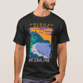 Camiseta Parque nacional de Samoa Americana Playa Ofu en pe