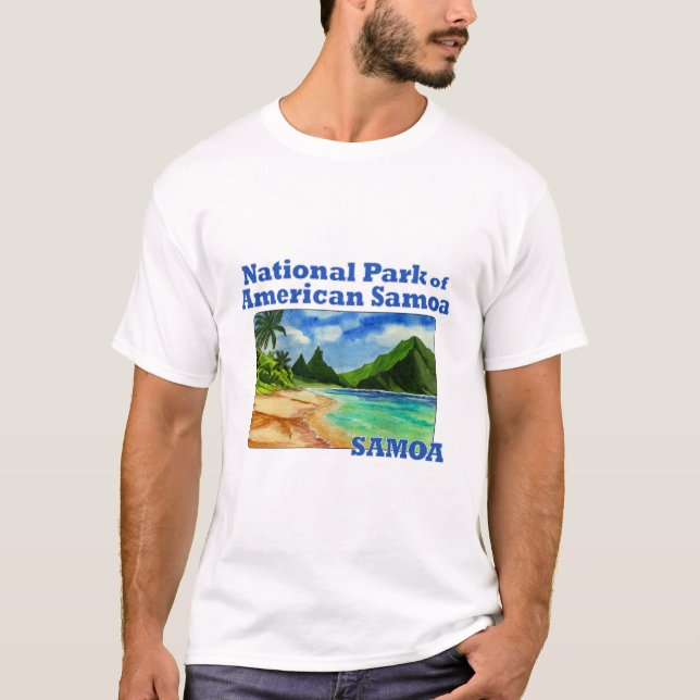 Camiseta Parque nacional de Samoa Americana, Samoa (Anverso)