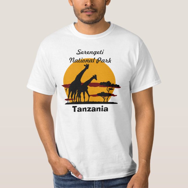 Camiseta Parque nacional de Serengeti (Anverso)