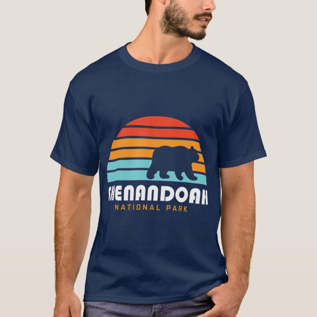 Camiseta Parque nacional de Shenandoah Valle de Shenandoah (Anverso)