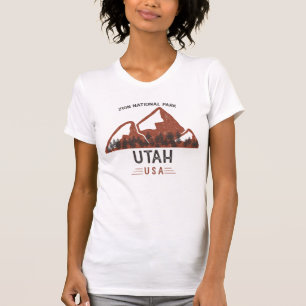 Camiseta Parque nacional de Sion Vintage Utah