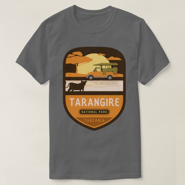 Camiseta Parque nacional de Tarangire, Tanzania (Diseño del anverso)