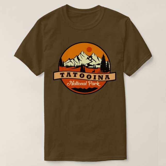 Camiseta Parque nacional de Tatooine 8 (Diseño del anverso)