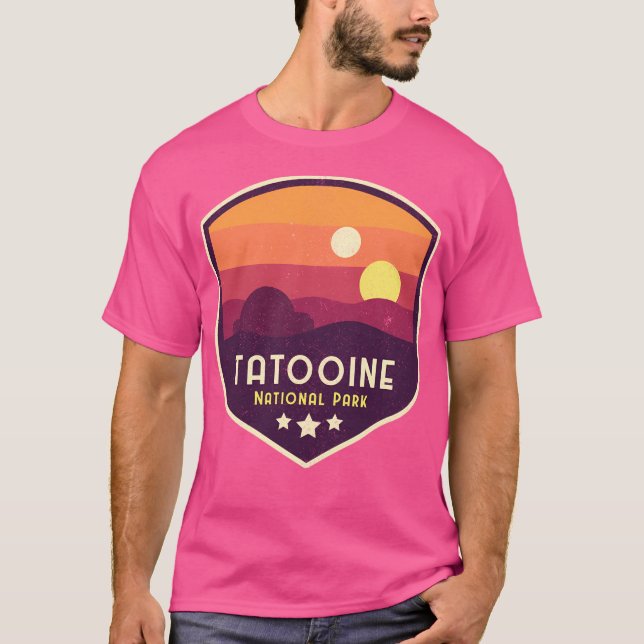 Camiseta Parque nacional de Tatooine Emblem (Anverso)