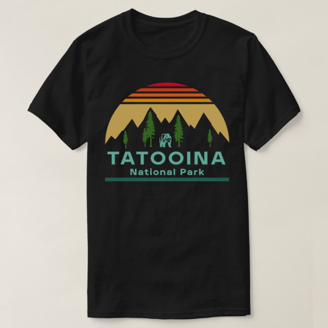 Camiseta Parque nacional de Tatooine Long TShirt 1 (Diseño del anverso)