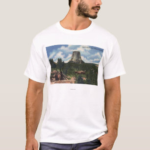 Camiseta Parque nacional de Teton, WY - la torre del diablo