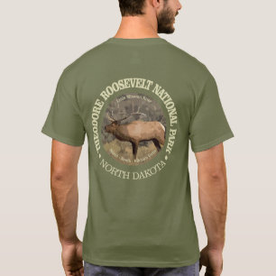Camiseta Parque nacional de Theodore Roosevelt (alces)