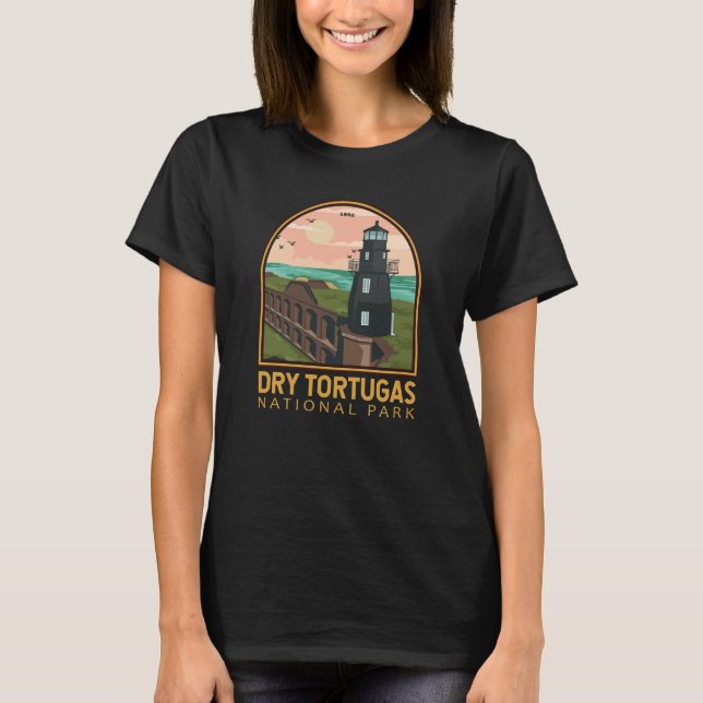 Camiseta Parque nacional de Tortugas Secas Emblem (Anverso)